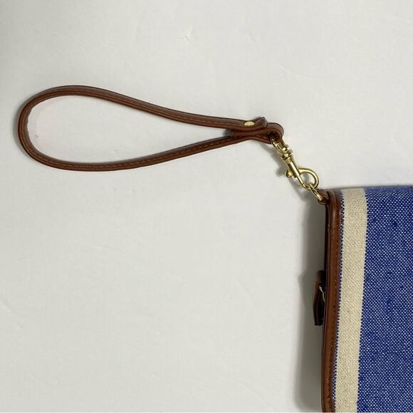 NWOT Time & Tru Women's Boho Coastal Clutch/Wallet/Wristlet Striped Shoulder Bag - Picture 8 of 15